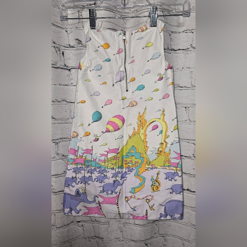 Dr. Seuss Girls Sleeveless Shift Dress‎ Size 4T - Picture 5 of 7